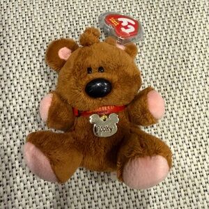 MINT Ty Beanie Baby Pooky (2004 Garfield Movie) Tag Protected MWMT